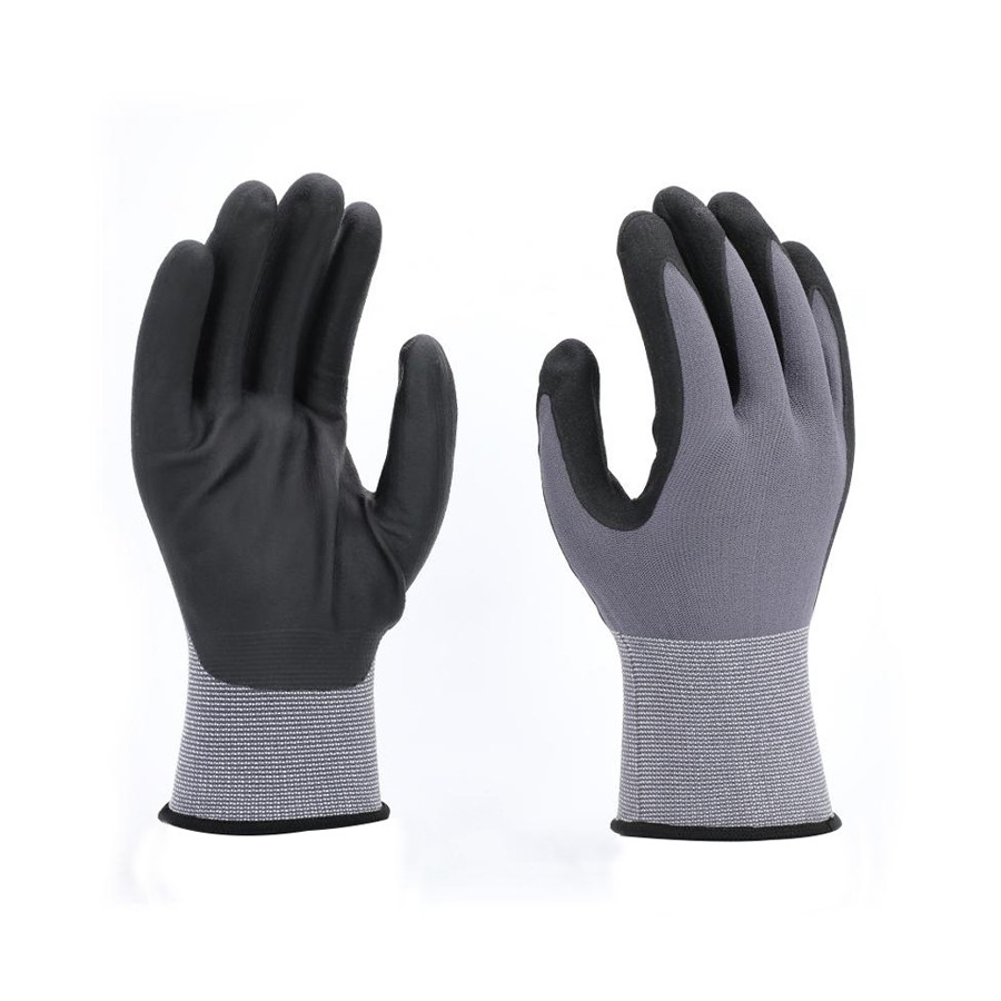 Microfoam Nitrile Coated Gloves Water Flushed